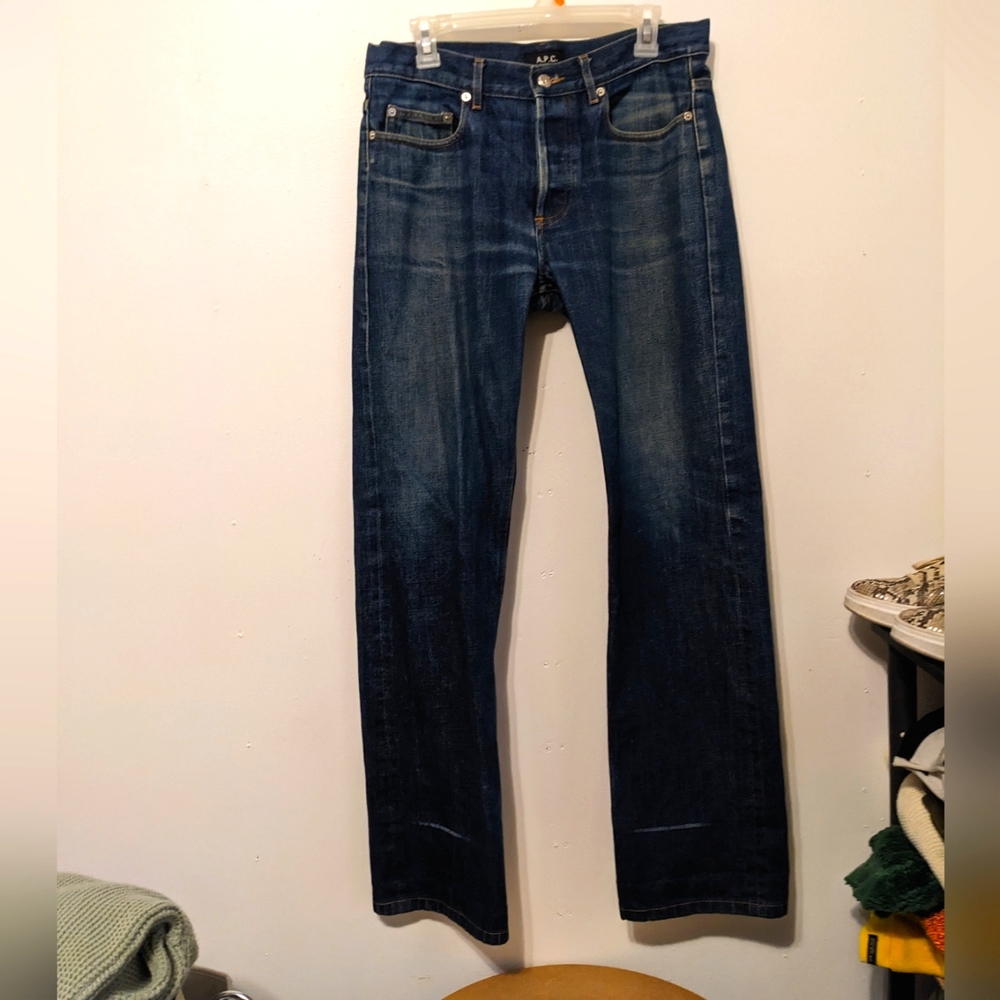 A.P.C. Women's Straight Leg Jeans - Dark Blue